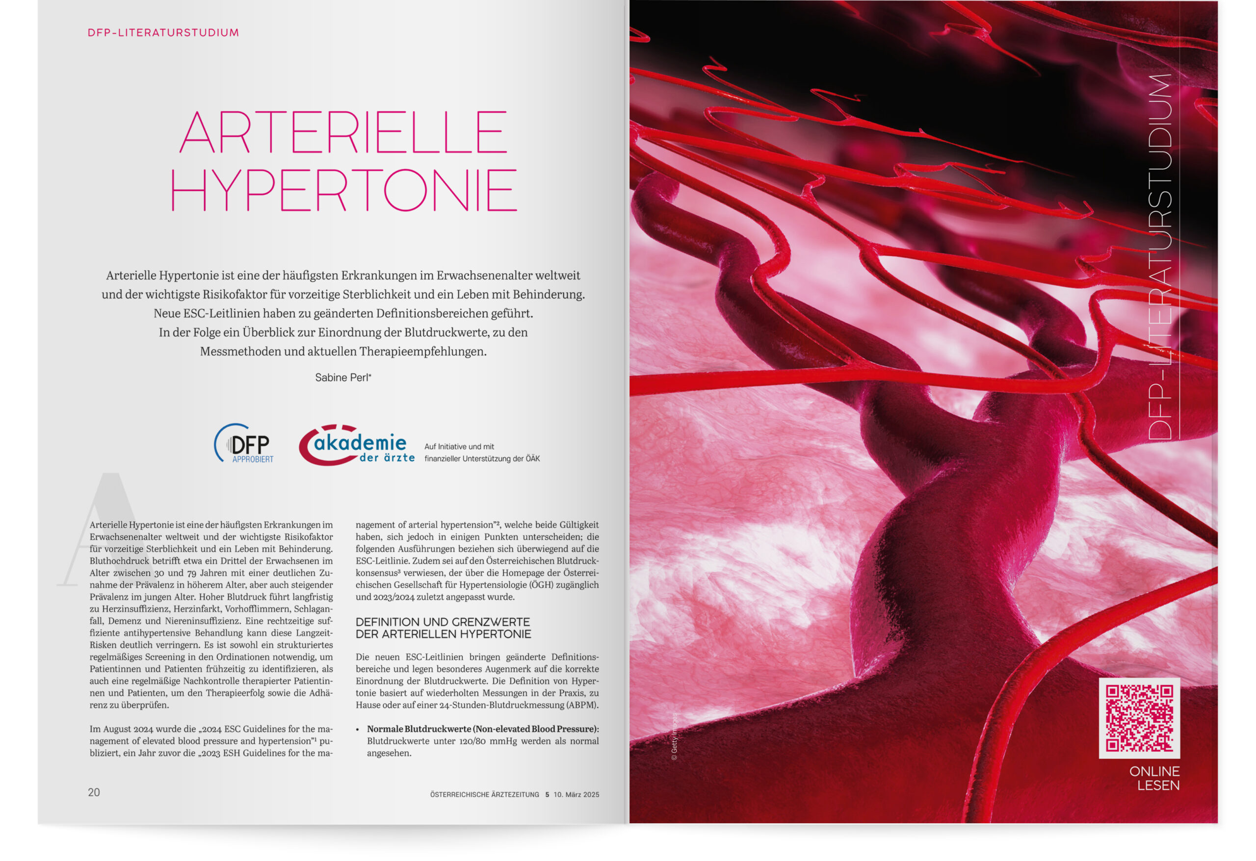 DFP-Literaturstudium: Arterielle Hypertonie