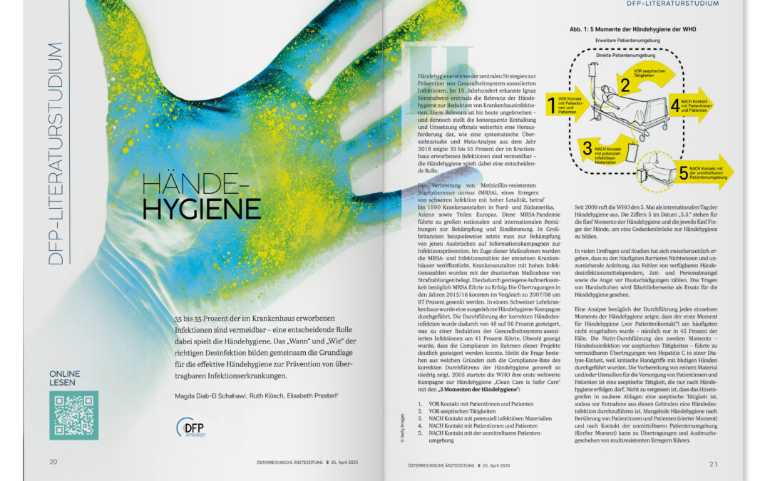 DFP-Literaturstudium: Händehygiene
