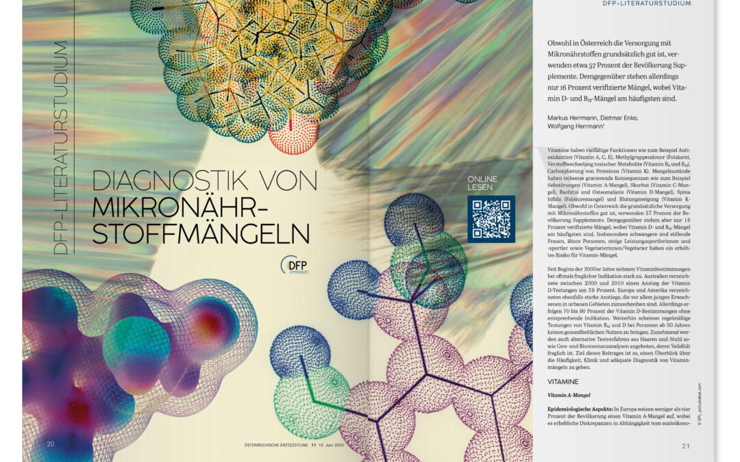 DFP-Literaturstudium: Diagnostik von Mikronährstoffmängeln