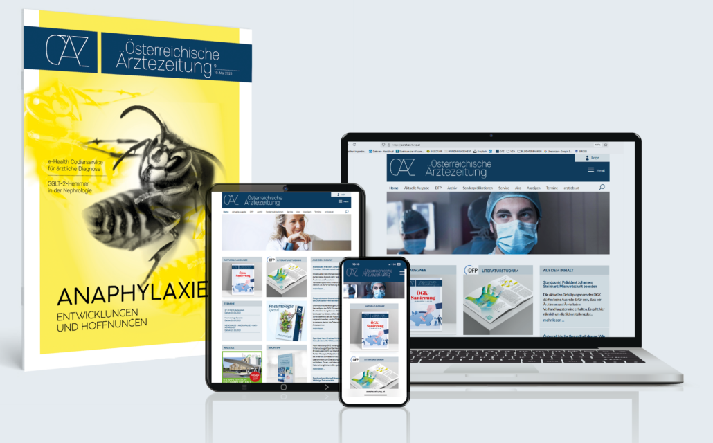 aerztezeitung.at - Anzeigen Mockup